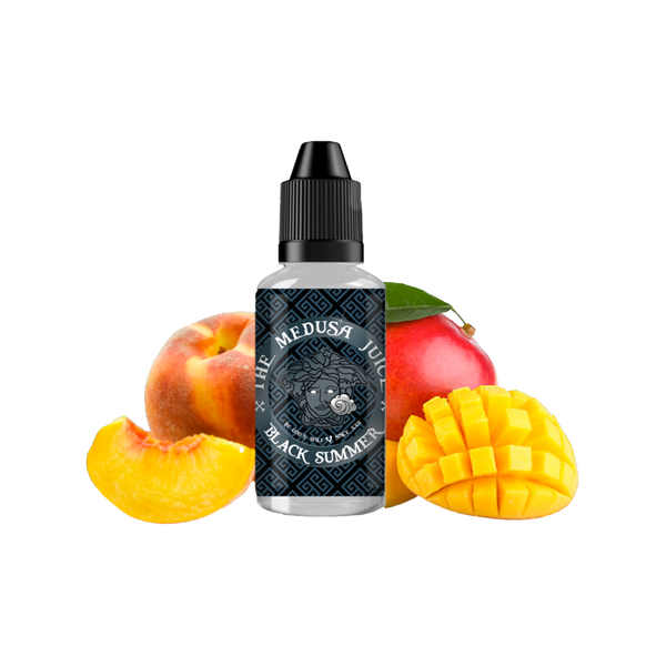 Concentré Black Summer 30ml - The Medusa Juice  Arôme concentré  xvape.ma Maroc.