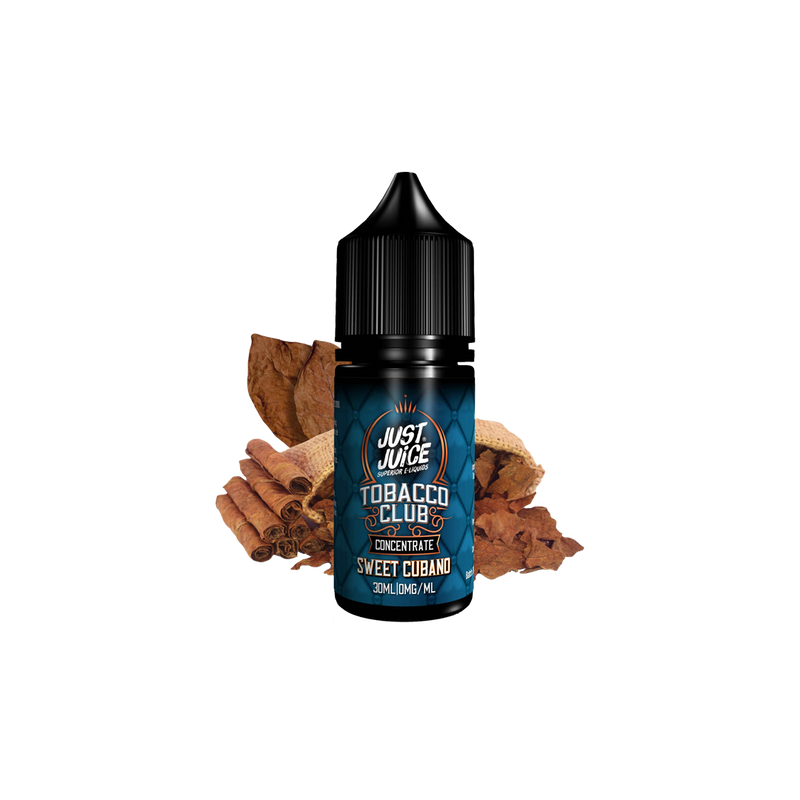 Concentré Just Juice Tobacco Club Sweet Cubano 30ml  Arôme concentré  xvape.ma Maroc.