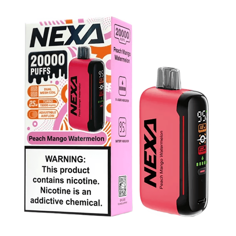 DragBar Nexa - Peach Mango Watermelon - 20k Taffs 5%