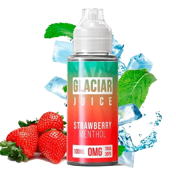 Glaciar juice Strawberry menthol 120ml