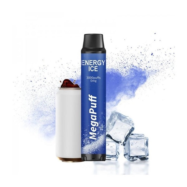 MegaPuff Energy Ice - 3000 Puff - 0mg