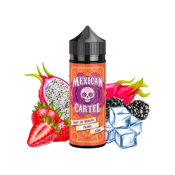 Mexican Cartel Fruit du Dragon Fraise Mûre 120 ml