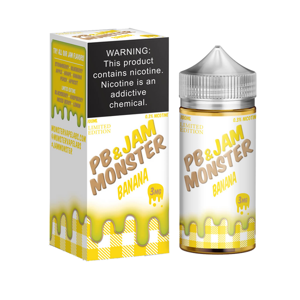 PB AND JAM MONSTER BANANA 120mL