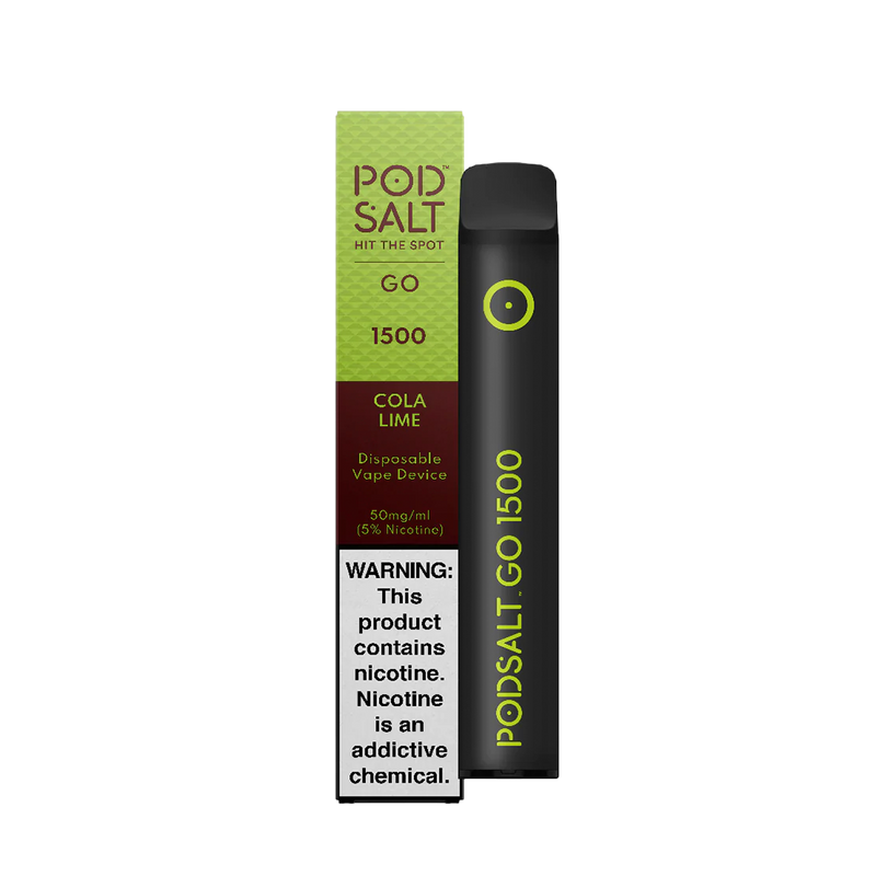 PodSalt 1500 PUFFS COLA LIME