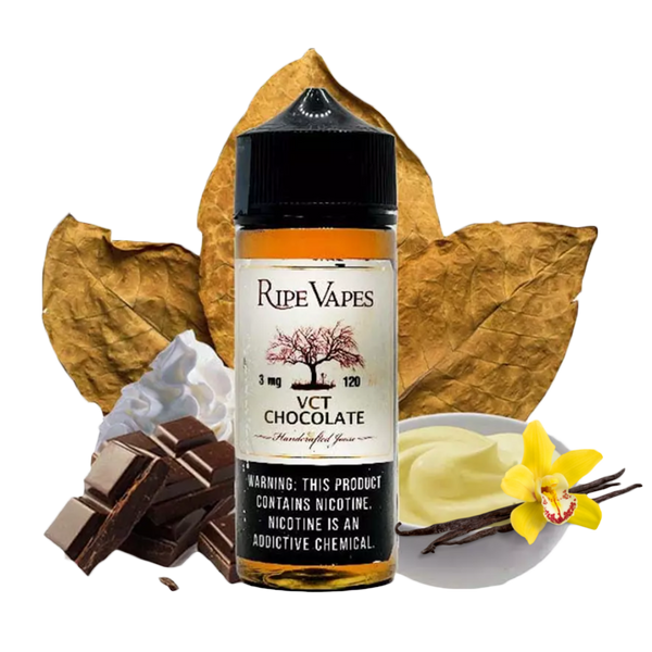 Ripe Vapes - VCT Chocolate - 120ml  E-liquide premium  xvape.ma Maroc.