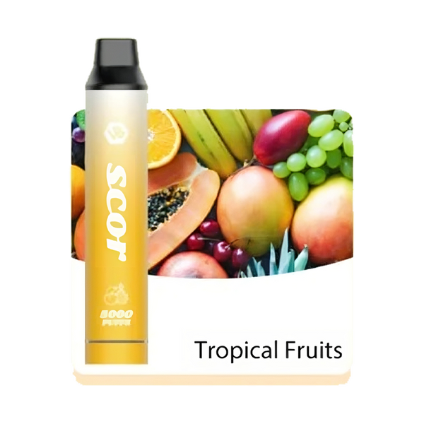 VOOKBAR SCOR - Tropical Fruits - 5000 Taffs 5%