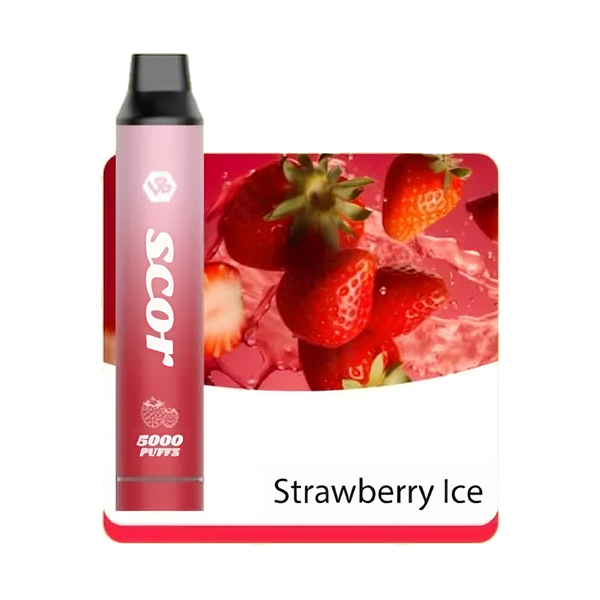 VOOKBAR SCOR - Strawberry Ice - 5000 Taffs 5%