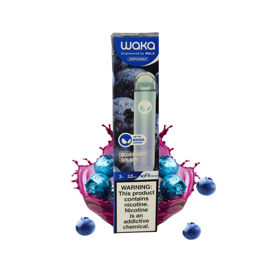 Waka SoFit Blueberry Splash Puff Usa e Getta