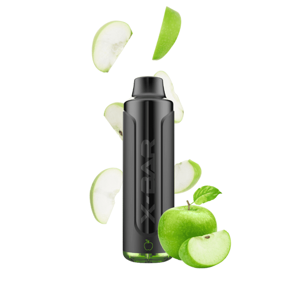 X-BAR MAX 6500 puffs - Green Apple - 0% / 5%